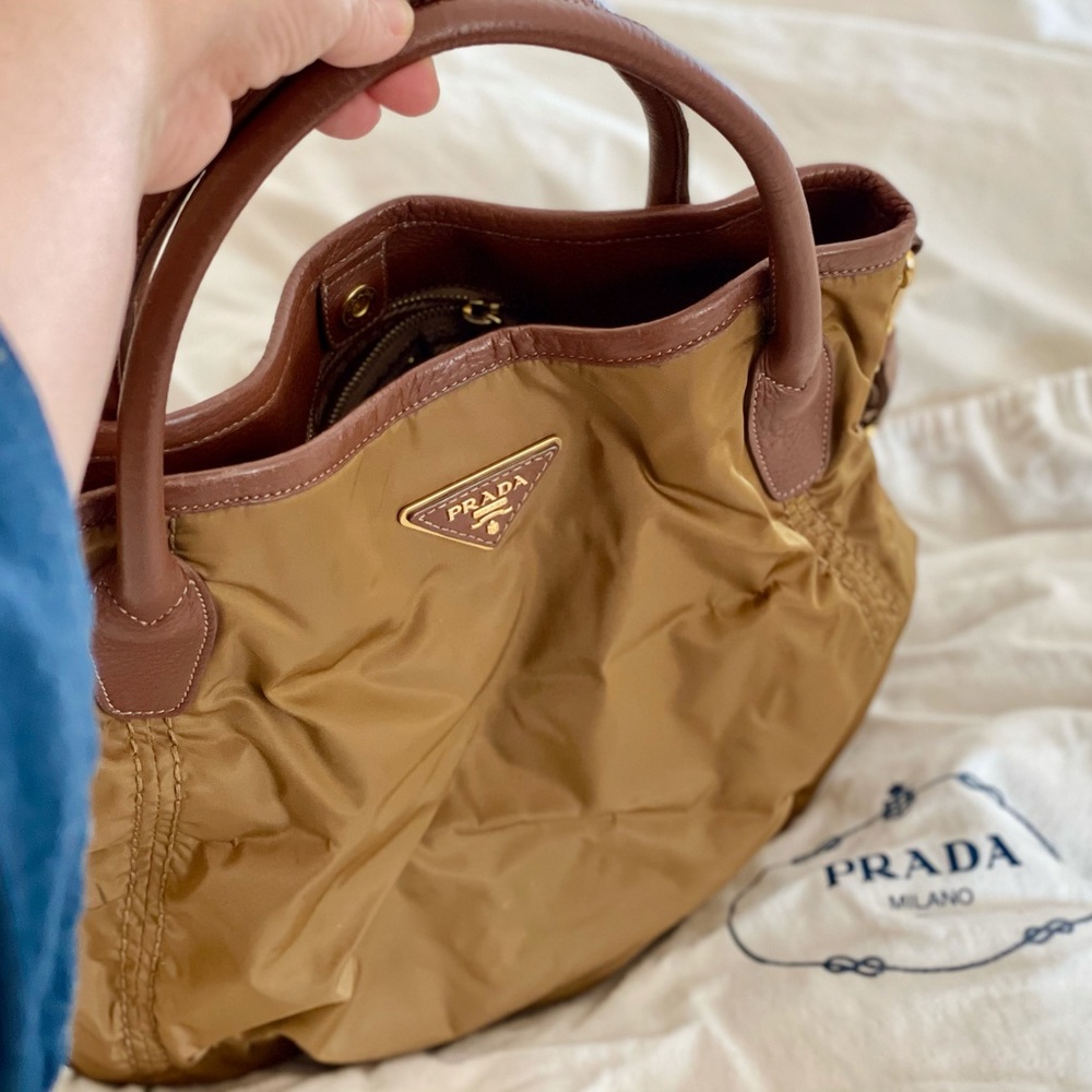 Prada fabric shoulder bag